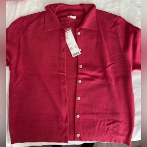 Johnny collar cardigan